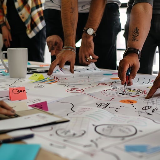 People working together